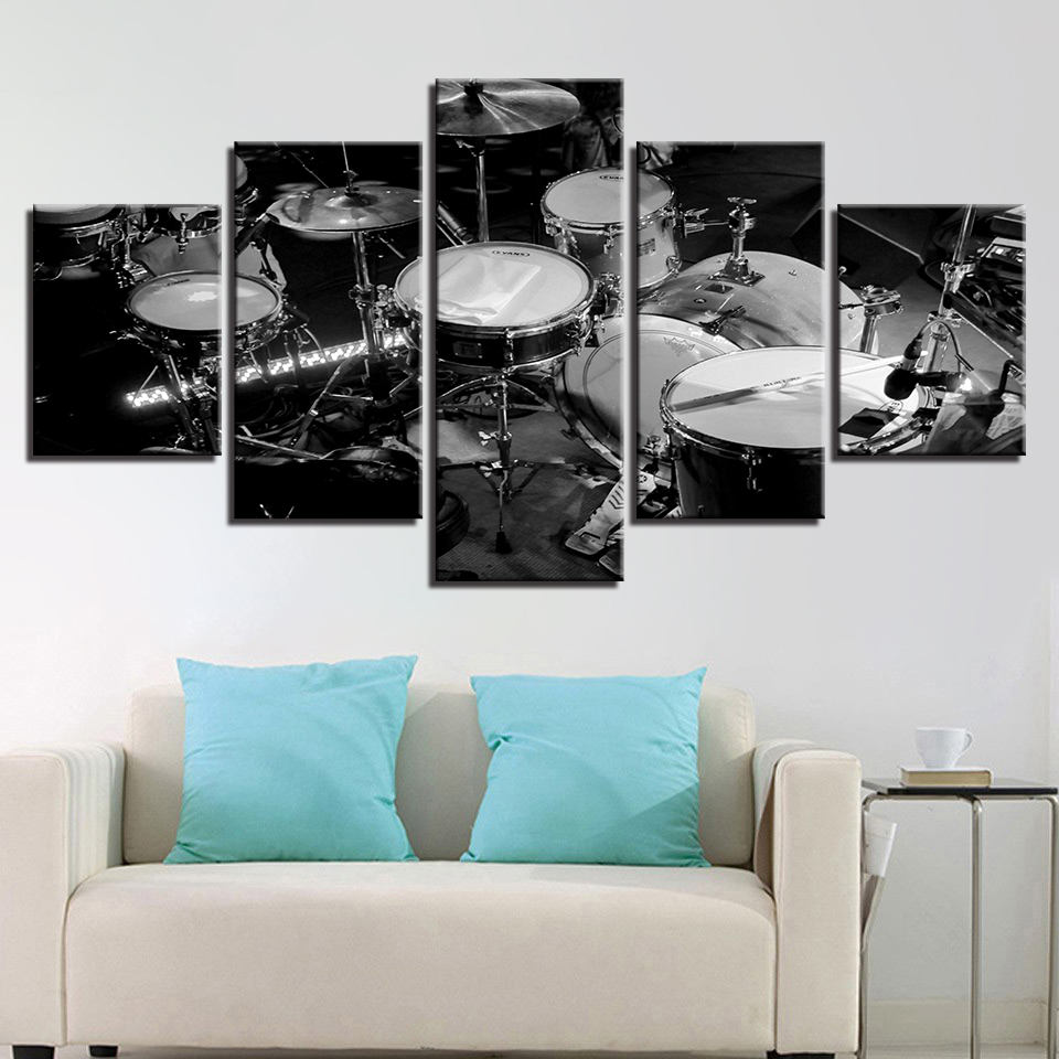Picture Of Musical Instrument - Canvas Poster Woonkamer HD Prints Muurkunst