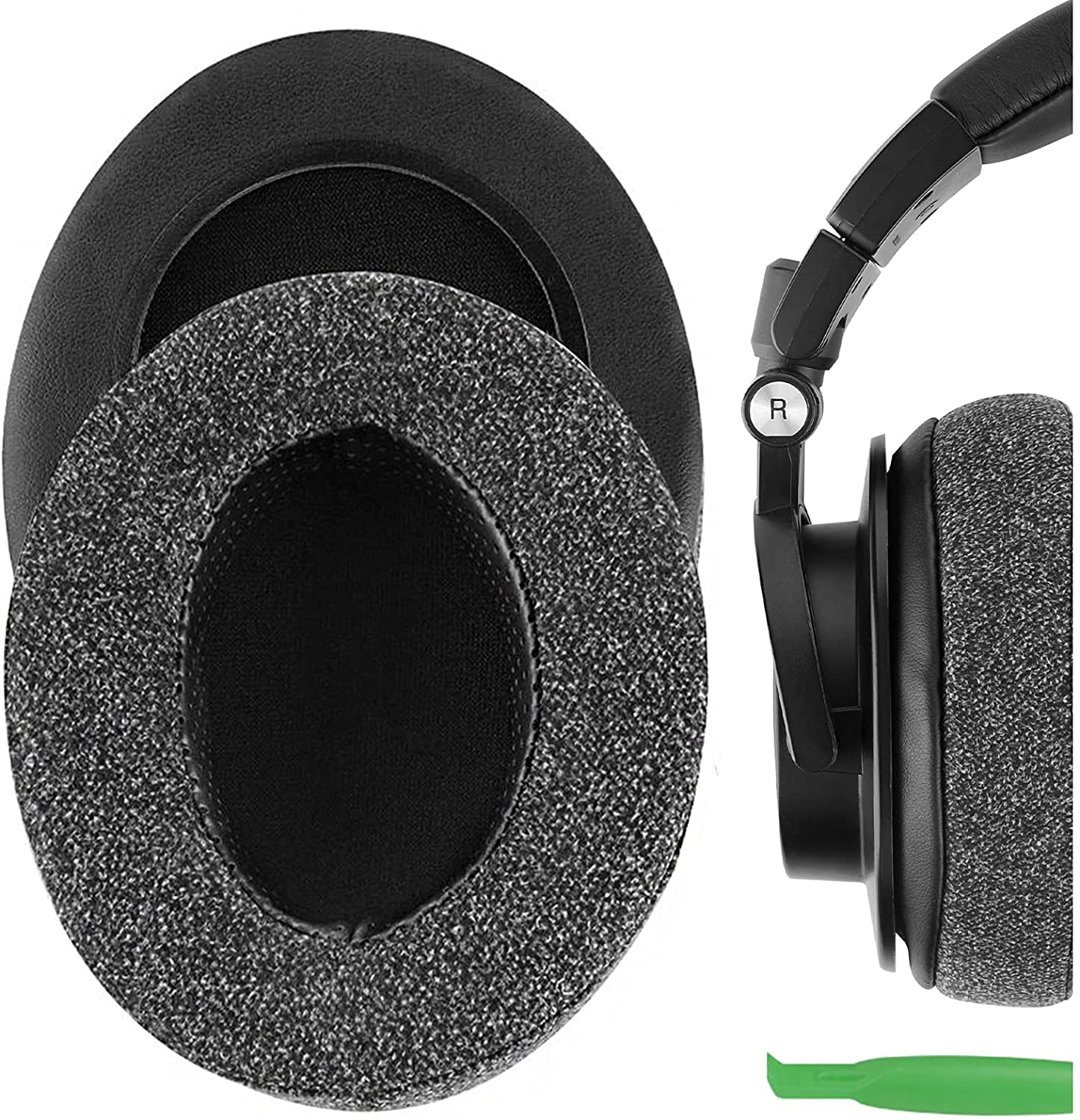 Audio Technica Headphone Ath-M50X - Comfortabele linnen vervangende oorkussens voor Audio-Technica