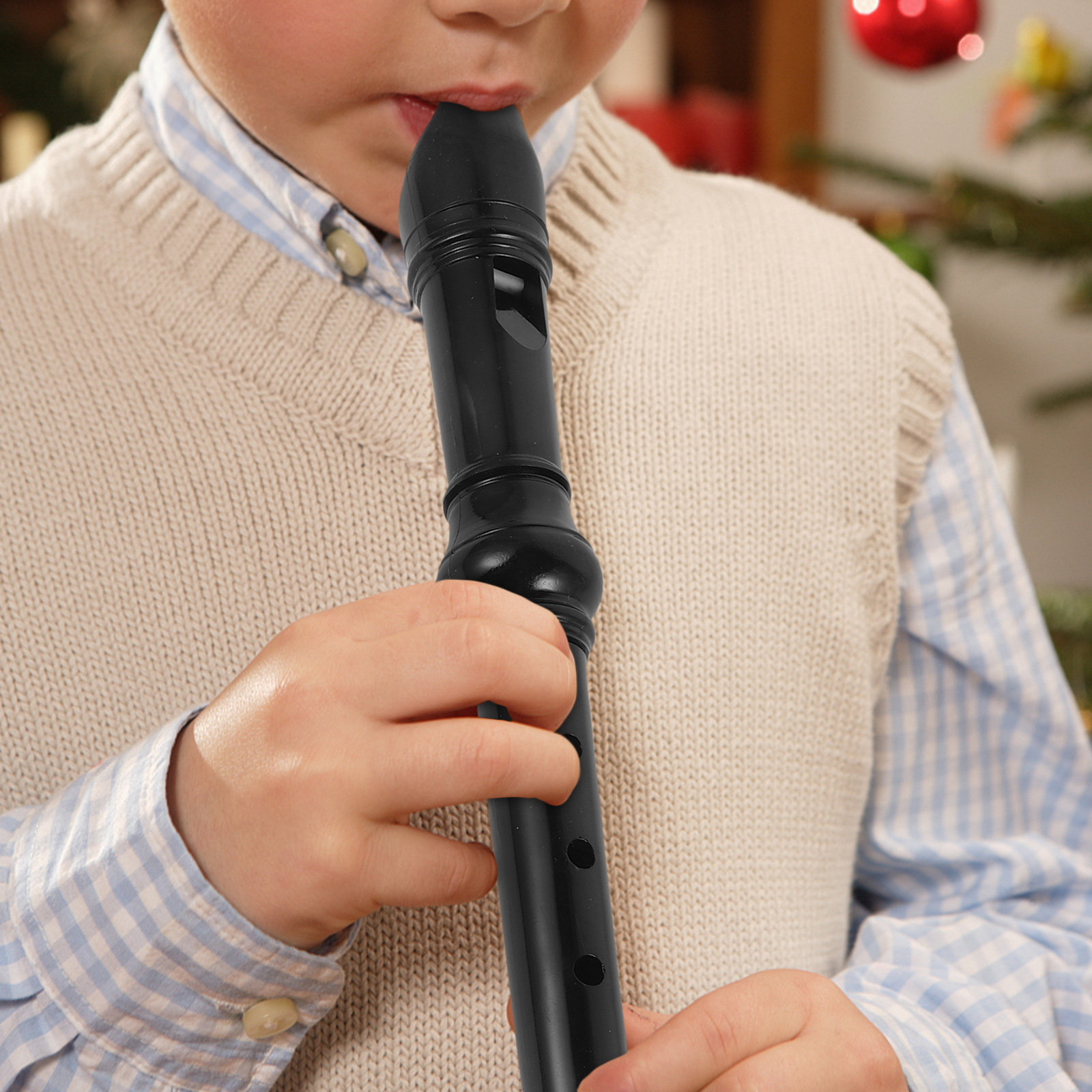 8-gats zwarte transparante sop - Soprano Recorder Plastic recensie en prijs